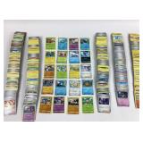 1000 Pokemon Cards Including Stary, Litwick, Wobbu