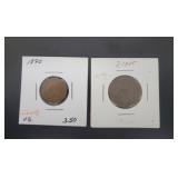 Indian Head Penny, 2-Cent Pieces