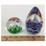 Aquarium Glass Art Paperweights