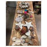 Seasonal Items; Brushed Metal Fall Leaves, Cotton