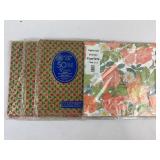 4 Vintage12 Sheet Packs NOS Gift Wrap All Occasion