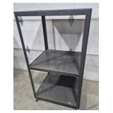 Metal Audio/Visual Wheeled Cart (29 in. X 25 in.