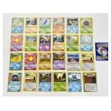 25 Vintage Pokemon Trading Cards