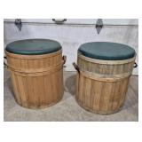 Firkin Buckets Or Barrel Coolers Converted Into