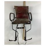 Metal Childï¿½s Bicycle Seat With Red Cushion