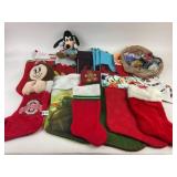 Christmas Stocking & Glitter Lot- 17 Stockings,