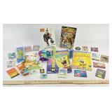 Garfield, SpongeBob, Shroom Notepad, Trading Cards