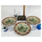 Daher Holland Tin Plates, Daniel Webster Ink Bottl