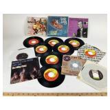 45s Vinyl Records; The Beatles, Rolling Stones,
