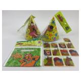 NOS 1998 Scooby Doo Party Supplies & Valentine