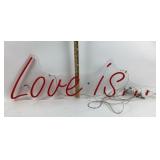 Love Is Neon Light Sign