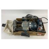 Bosch Plunge router, plam router, Plugged in