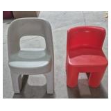 Step 2 & Little Tikes Plastic Chairs