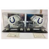 Indianapolis Colts Signed Mini Helmets