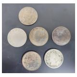 Liberty Head Nickels 1892, 1901, 1902, 1906, 1907