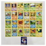 25 Vintage Pokemon Trading Cards