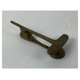 Brass Golf-Themed Door Knocker