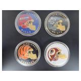 NFL Team Helmet Commemorative Coins: Red Skins, Be