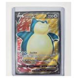 Pokemon Snorlax V Full Art Trading Card