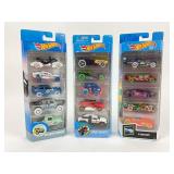 3 NOS Hot Wheels 5 Packs: HW Snow Stormers, Street