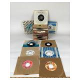 45s Vinyl Records; Ray Charles, Marvin Gaye, Co