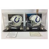 Indianapolis Colts Mini Helmets With Signatures