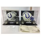 Indianapolis Colts Mini Helmets Signed by Jones, E