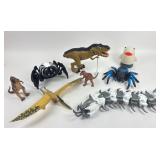 Toy Dinosaurs, RC Spiderbot, Centipede