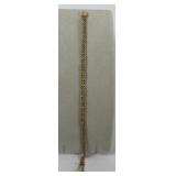 14k RCI stamped gold chain bracelet 5.28g TW, 7 in