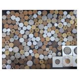 Foreign Coins: Mexico, Italy, France, Roman