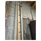 Barn Door Mounting Rail & Barn Doors (2)Doors
