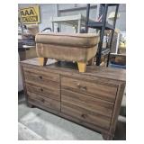 Pressed Board Dresser 6 Drawer (16 in. X 58 in. X