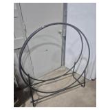 Metal Circular Fire Wood Holder 41 in. W & 46 in.