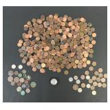 Pennies, some wheat, 1951, 1968, 1974, 1988 and