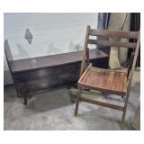 Wood Bench (42 in. X 11 in. X 26 in. H) & Wood