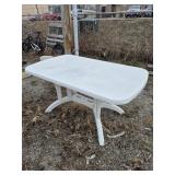 Outdoor Plastic Table (35 in. X 58 in.)