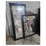 Wall Mirrors (2) 28 in. X 63 in. & Folding Metal