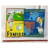 Penfold Golf Tin Sign, Looney Tunes Tweety Open Si