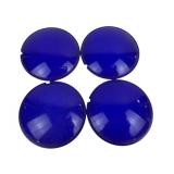 Colbalt Blue Glass Ribbed Light Covers