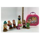 Snow White Seven Dwarfs Figures, Disney Princess L