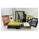 Golf-Themed Sculpture, Books, Artwork