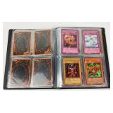 Vintage Yu-Gi Oh Binder w/25 Trading Cards