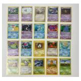 20 Pokemon Trading Cards