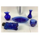 Cobalt-Blue Glass Decorative Items