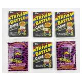 6 Sealed Trading Card Pks 4-1984 Topps Trivia