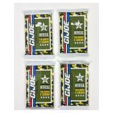 4 Sealed 1991 G.I Joe Trading Card Packs