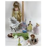 Gemini Barbie, Porcelain Doll & Disney Princess Fi