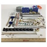 Costume Jewelry: JCM Brass heart necklace, Luna