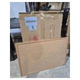 Wall Mounted Mirror With Black Surround NIB 24