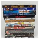 DVD Movies Featuring Wanted, Avatar, Big Daddy